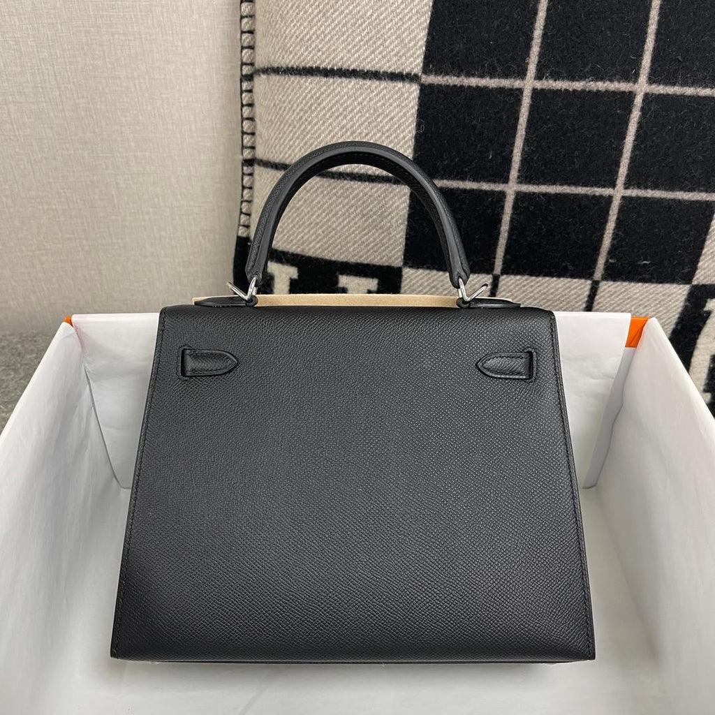 Hermès Kelly 25 Paladyum Donanımlı Epsom Deri̇ Siyah - Glimmer of Luxury