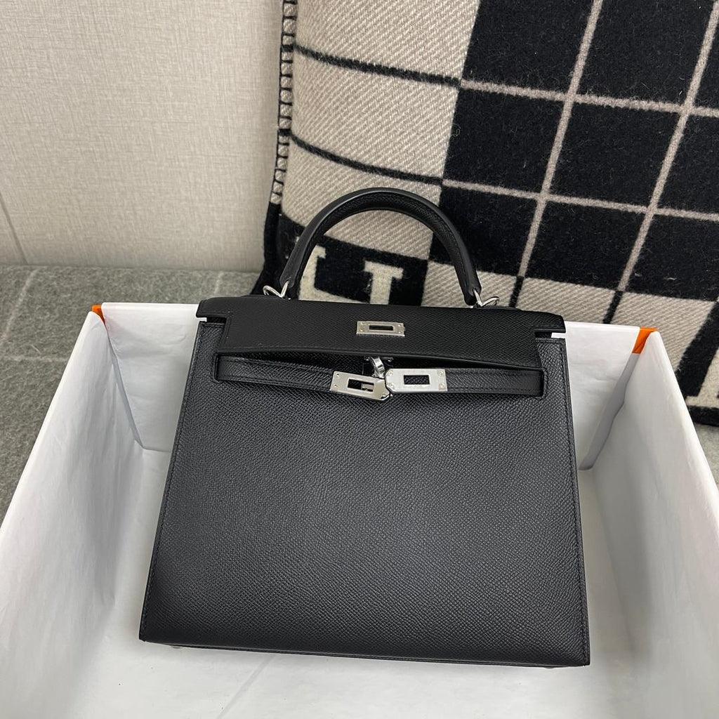 Hermès Kelly 25 Paladyum Donanımlı Epsom Deri̇ Siyah - Glimmer of Luxury