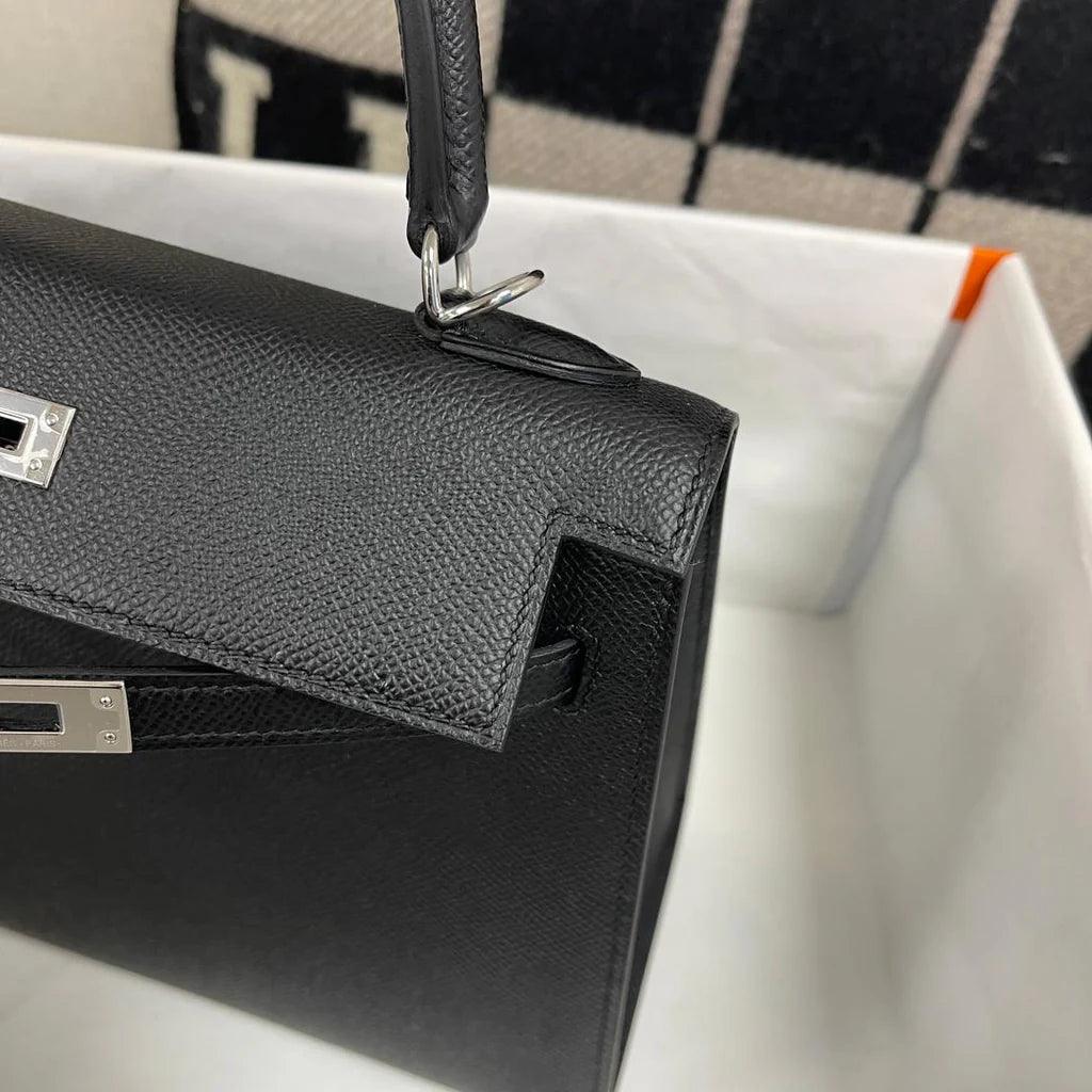 Hermès Kelly 25 Paladyum Donanımlı Epsom Deri̇ Siyah - Glimmer of Luxury