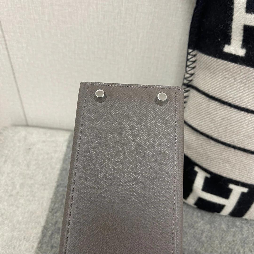Hermès Kelly 25 Paladyum Donanımlı Epsom Deri̇ Etain (Phw) - Glimmer of Luxury