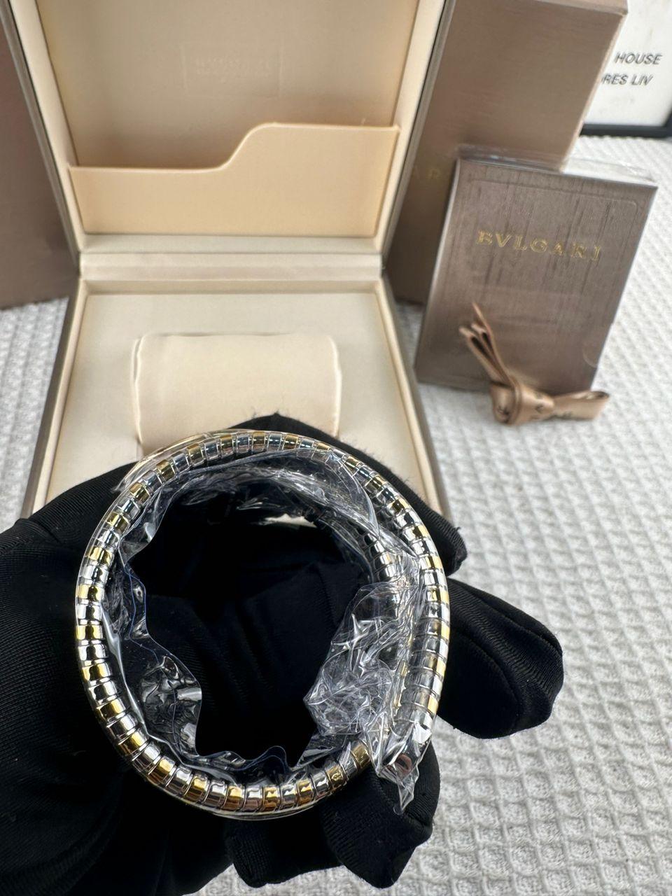 Bvlgari Paslanmaz Çelik ve Pırlanta Serpenti Saat - Glimmer of Luxury
