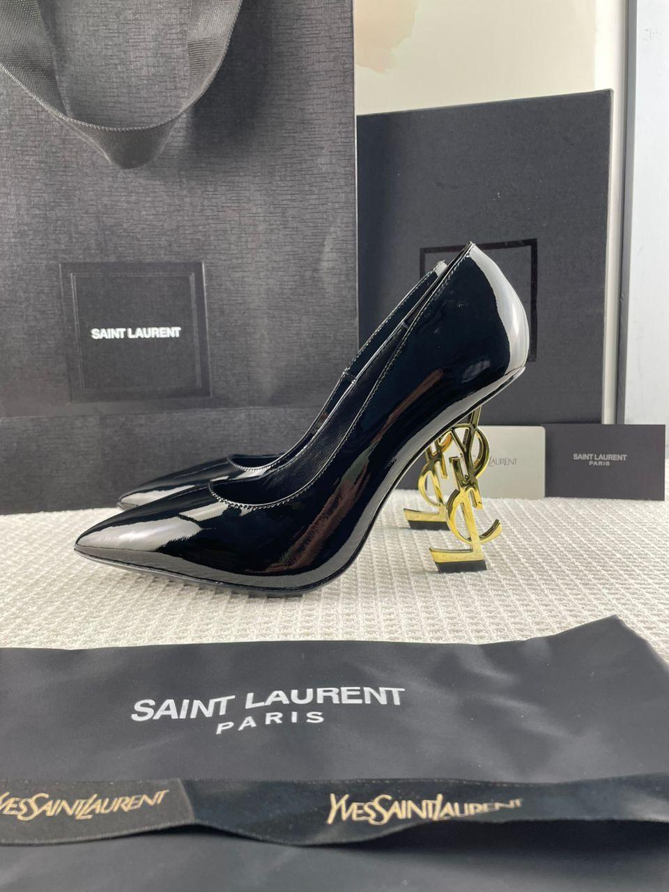 YSL Opyum Rugan Topuklu Ayakkabı - Glimmer of Luxury