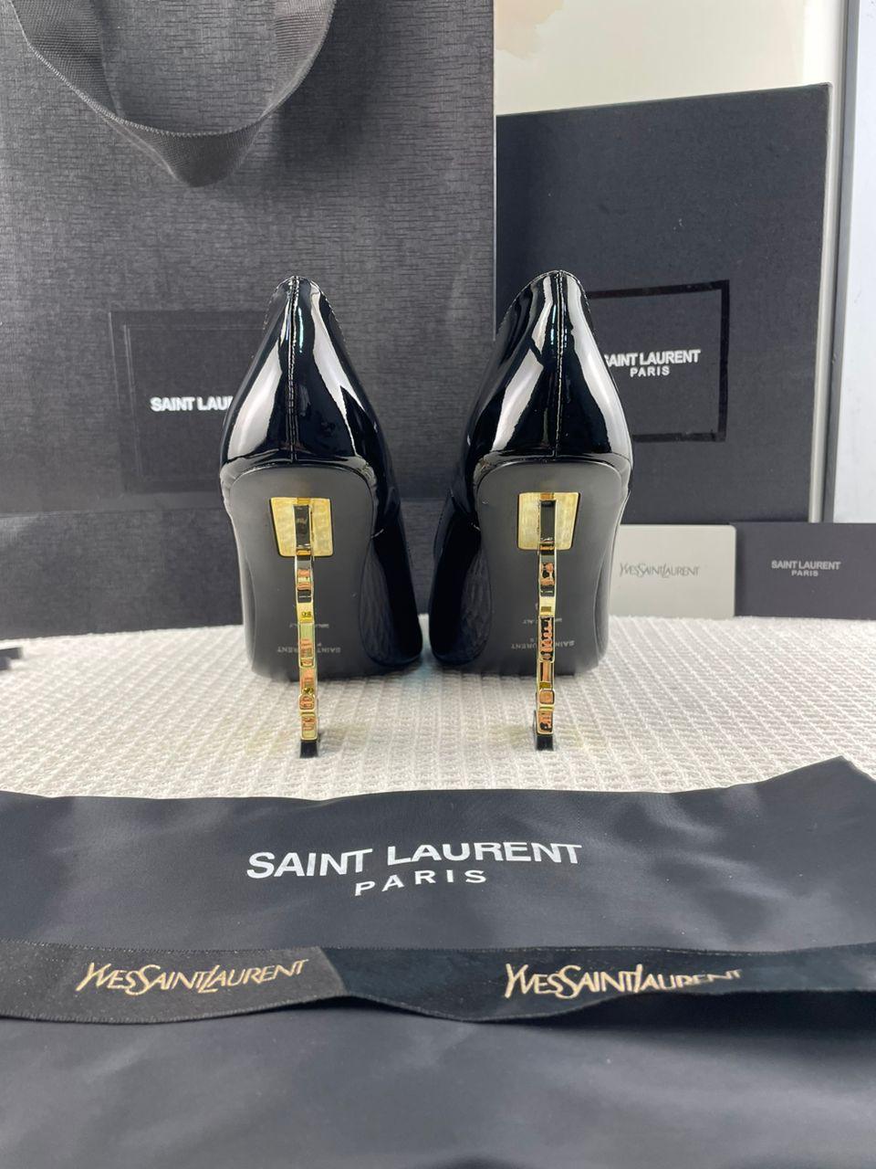 YSL Opyum Rugan Topuklu Ayakkabı - Glimmer of Luxury