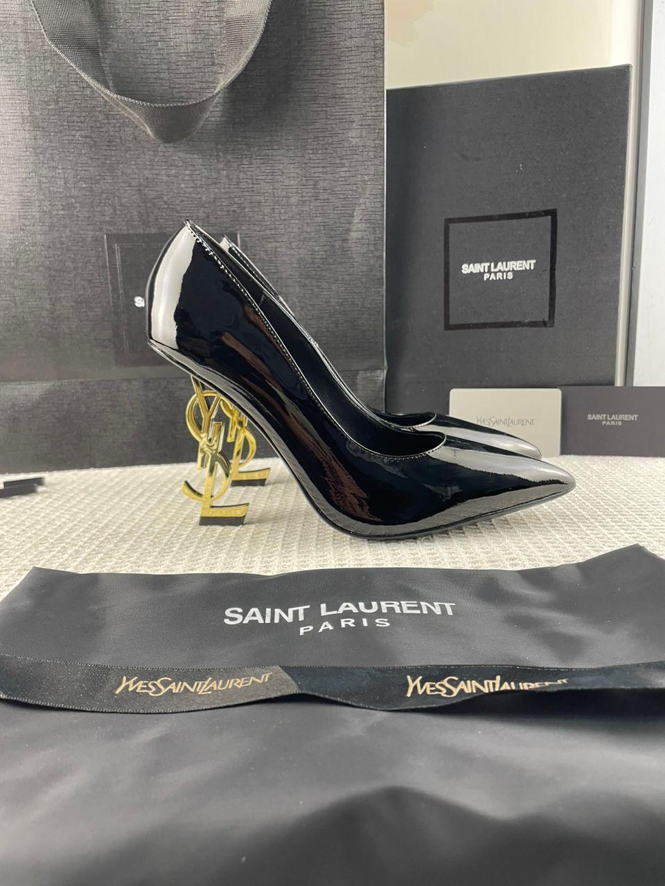 YSL Opyum Rugan Topuklu Ayakkabı - Glimmer of Luxury