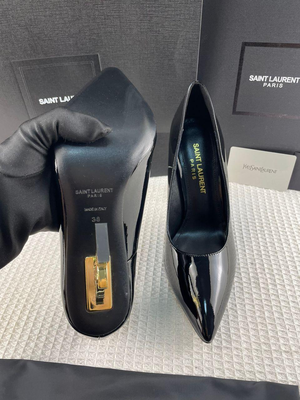 YSL Opyum Rugan Topuklu Ayakkabı - Glimmer of Luxury