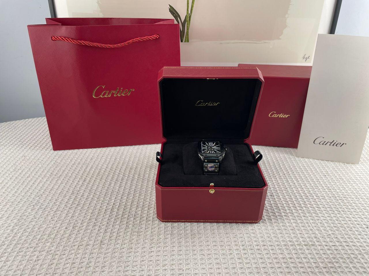 Santos İskelet CARTIER Saat - Glimmer of Luxury