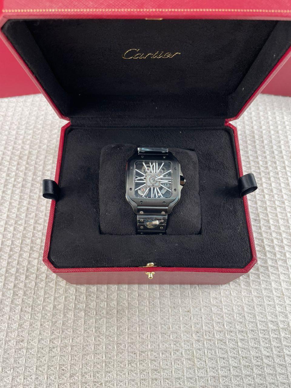 Santos İskelet CARTIER Saat - Glimmer of Luxury