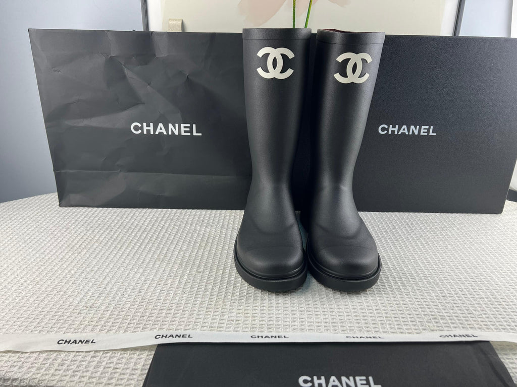 Chanel Couture-ified Wellington Bot - Glimmer of Luxury