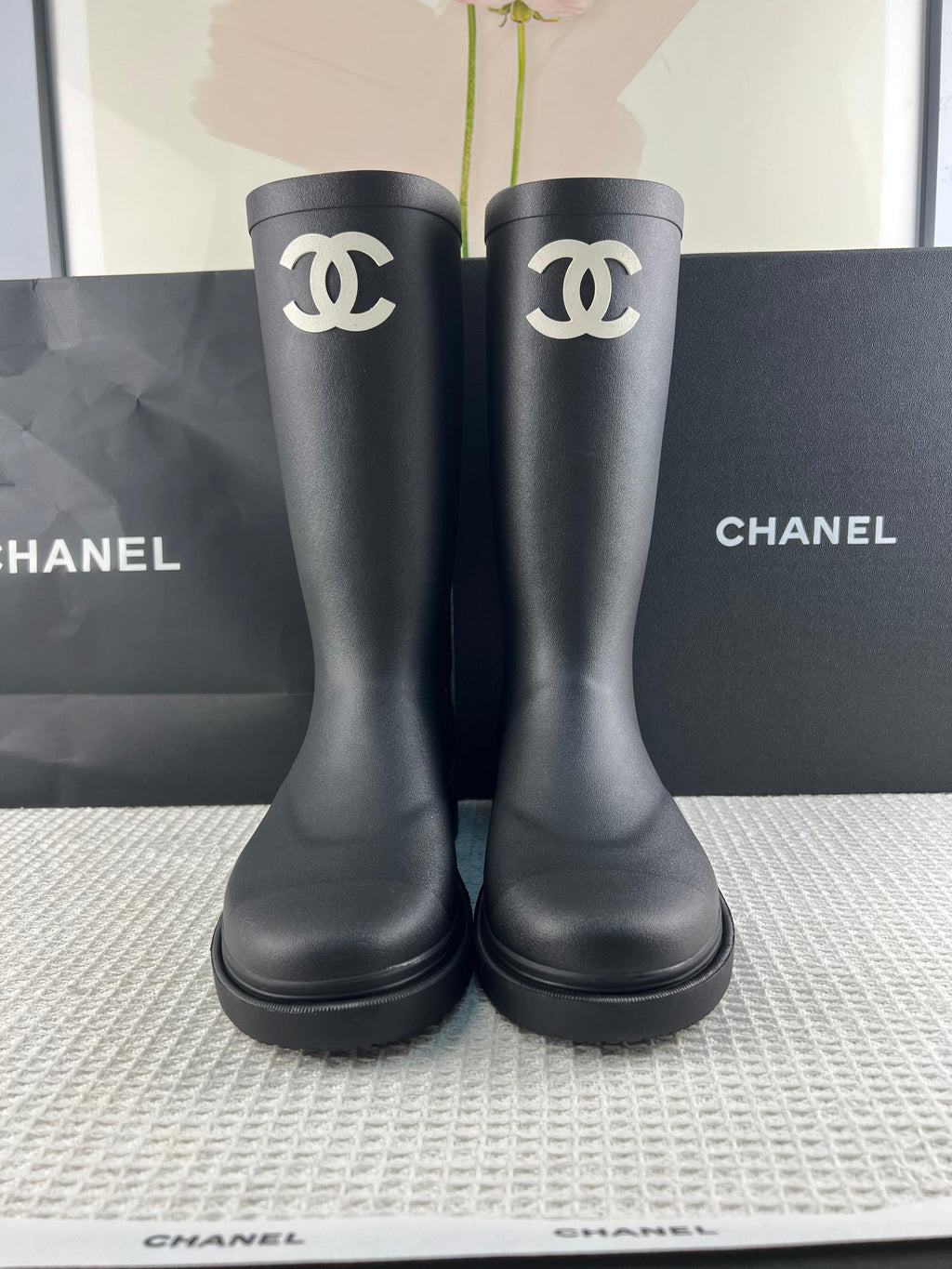 Chanel Couture-ified Wellington Bot - Glimmer of Luxury