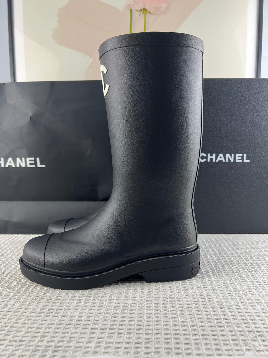 Chanel Couture-ified Wellington Bot - Glimmer of Luxury