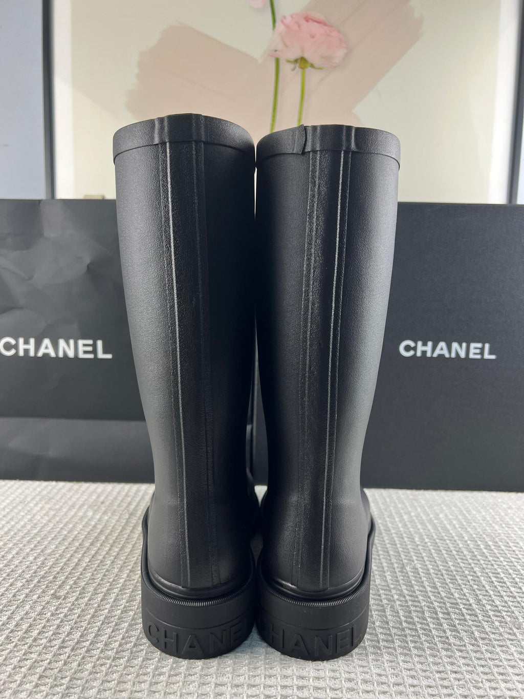 Chanel Couture-ified Wellington Bot - Glimmer of Luxury