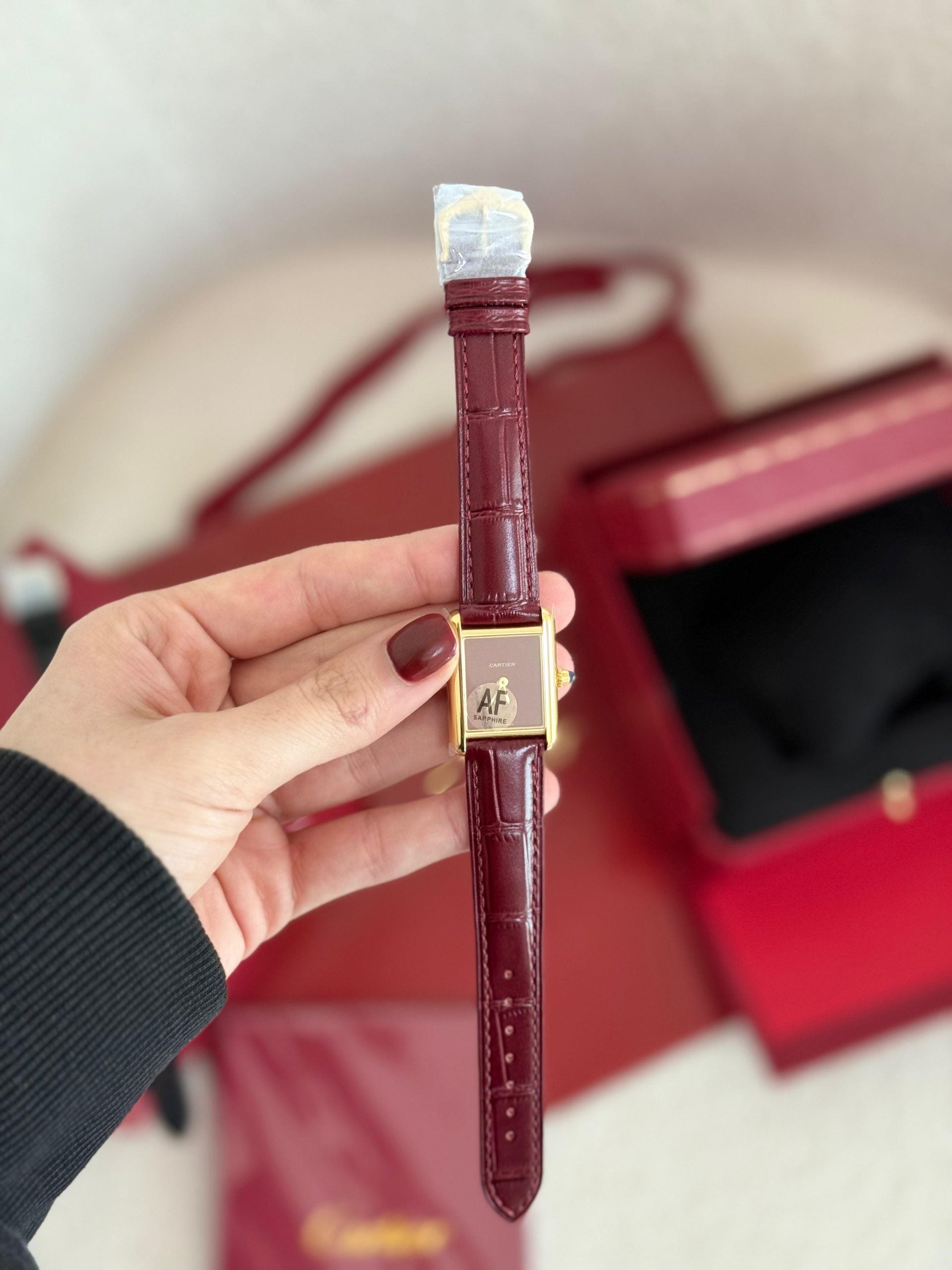 Cartier Tank Louis Kadran Sarı Altın