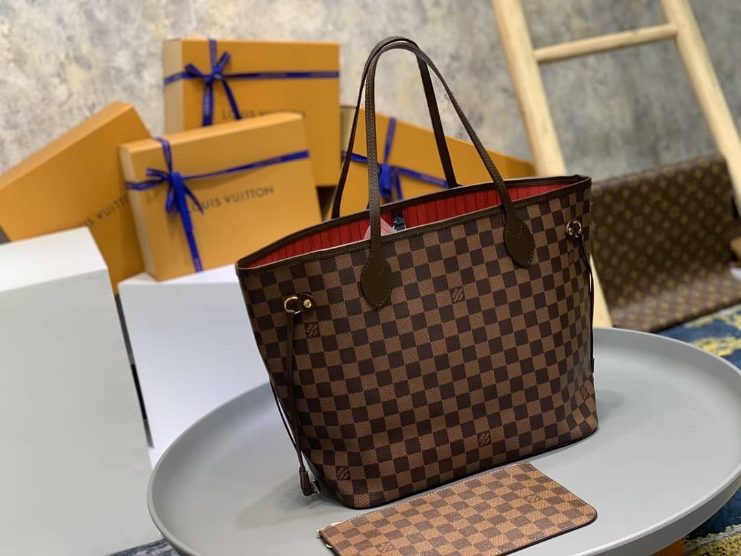 Louis Vuitton M12061 Neverfull Inside Out MM Tan