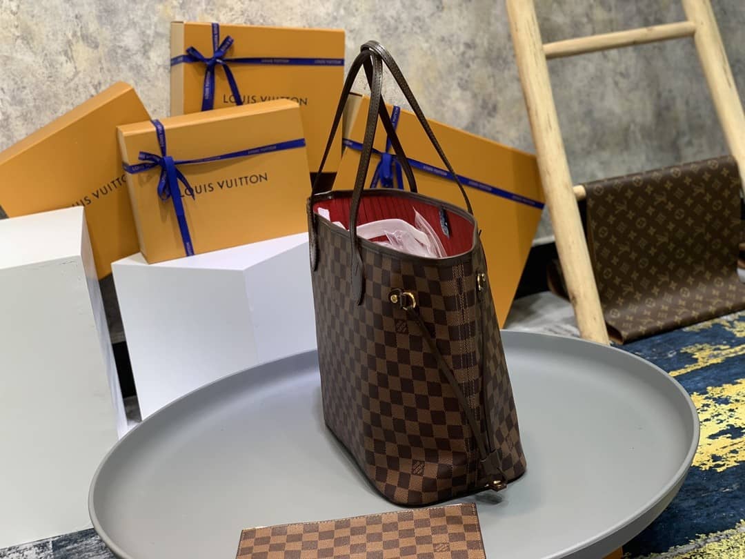 Louis Vuitton M12061 Neverfull Inside Out MM Tan