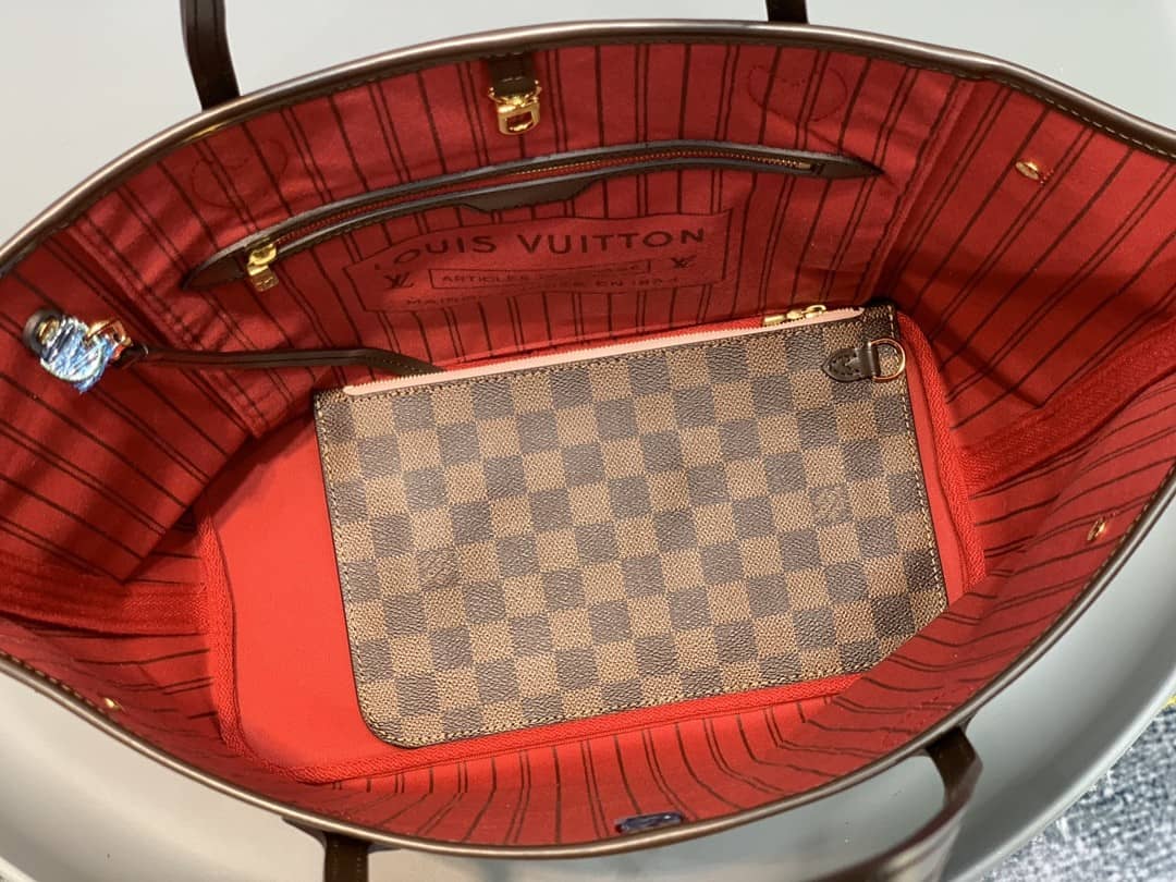 Louis Vuitton M12061 Neverfull Inside Out MM Tan