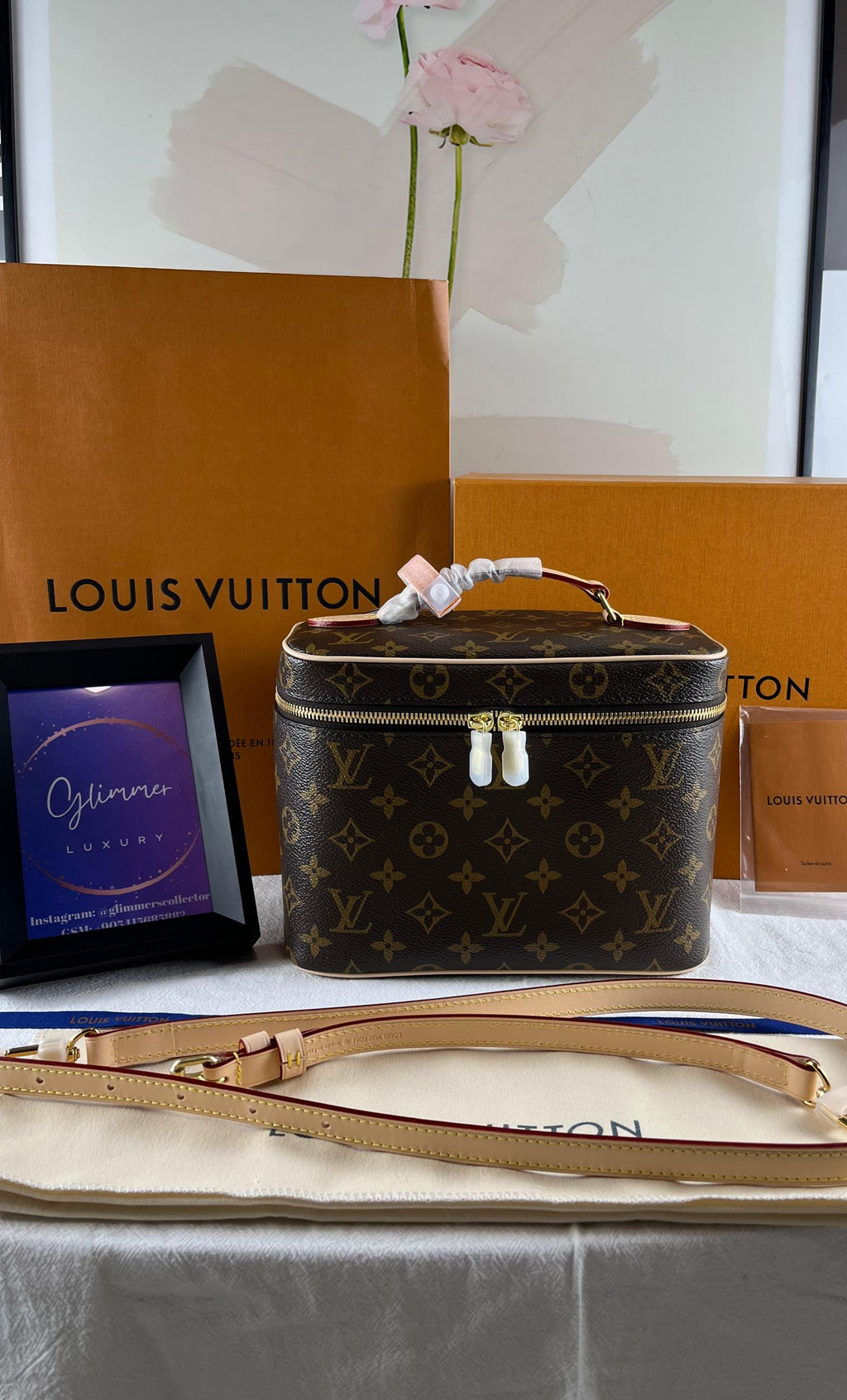 Louis Vuitton Monogram NICE Cosmetic Travel Bag