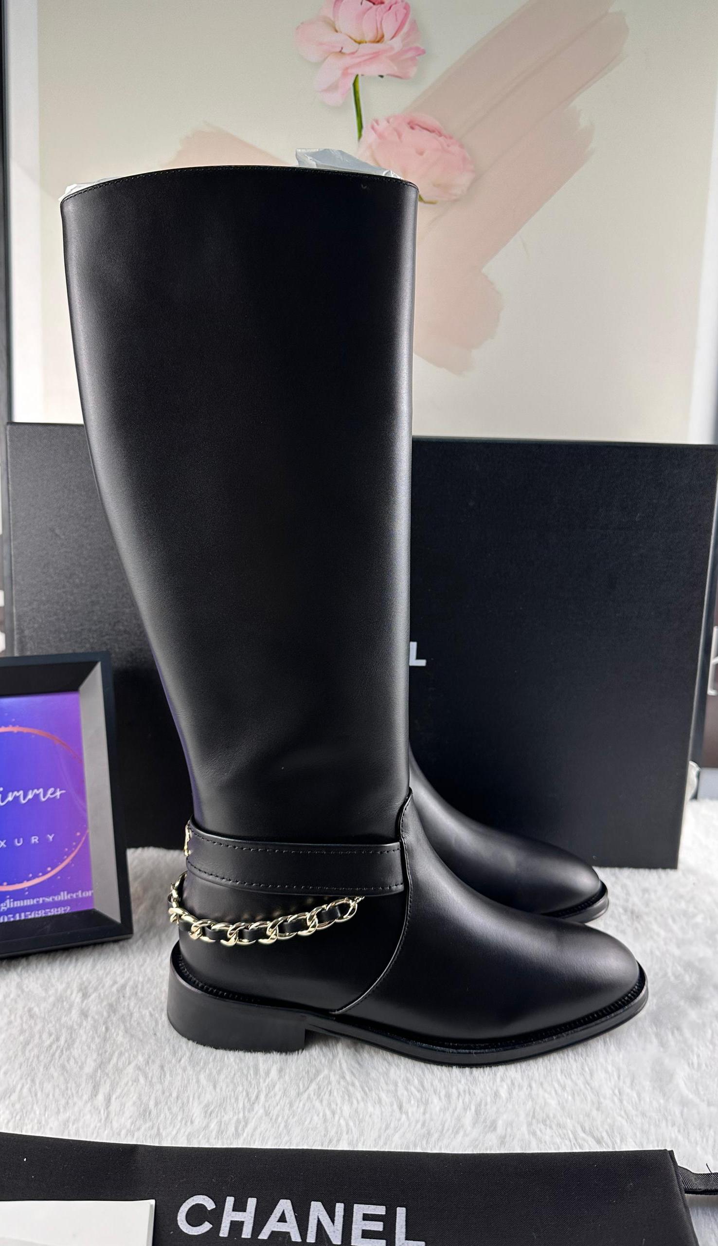 Chanel 24B Uzun Botlar - Glimmer of Luxury