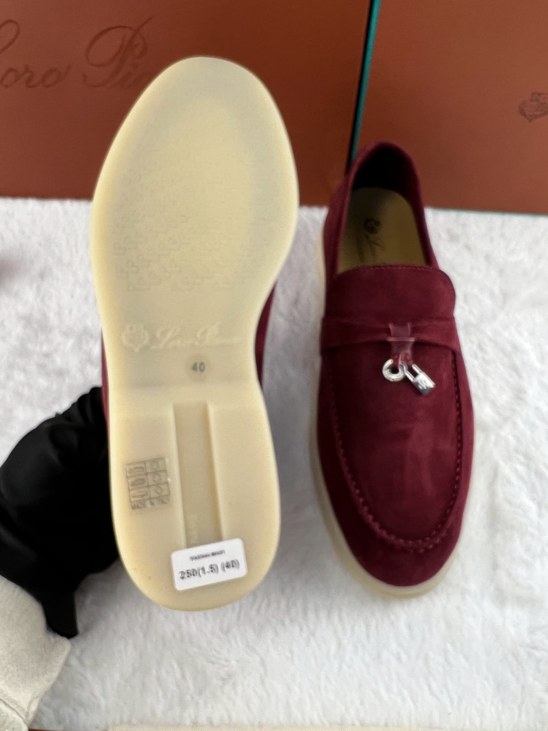 Loro Piana Yaz Büyüsü Yürüyüş Ayakkabısı - Parlak Amarat - Glimmer of Luxury