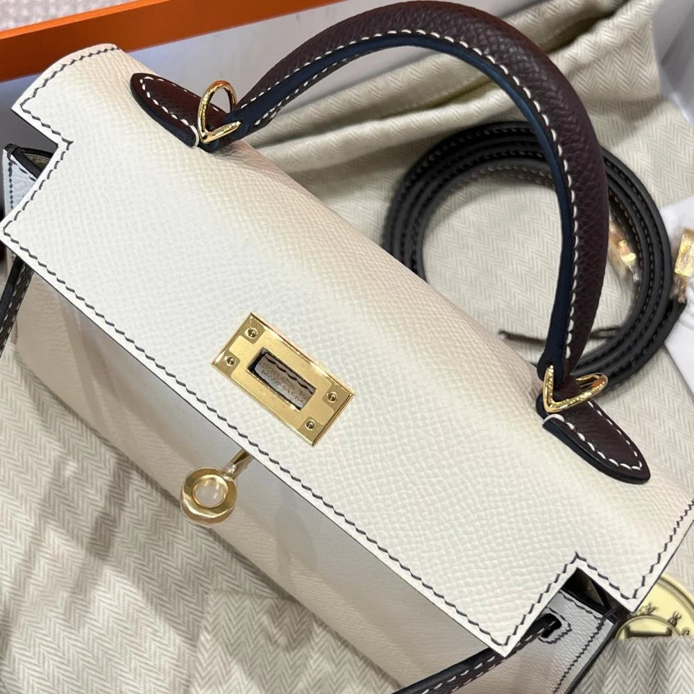 HERMES KELLY 20 MINI SELLIER ANEMONE EPSOM GOLD HARDWARE