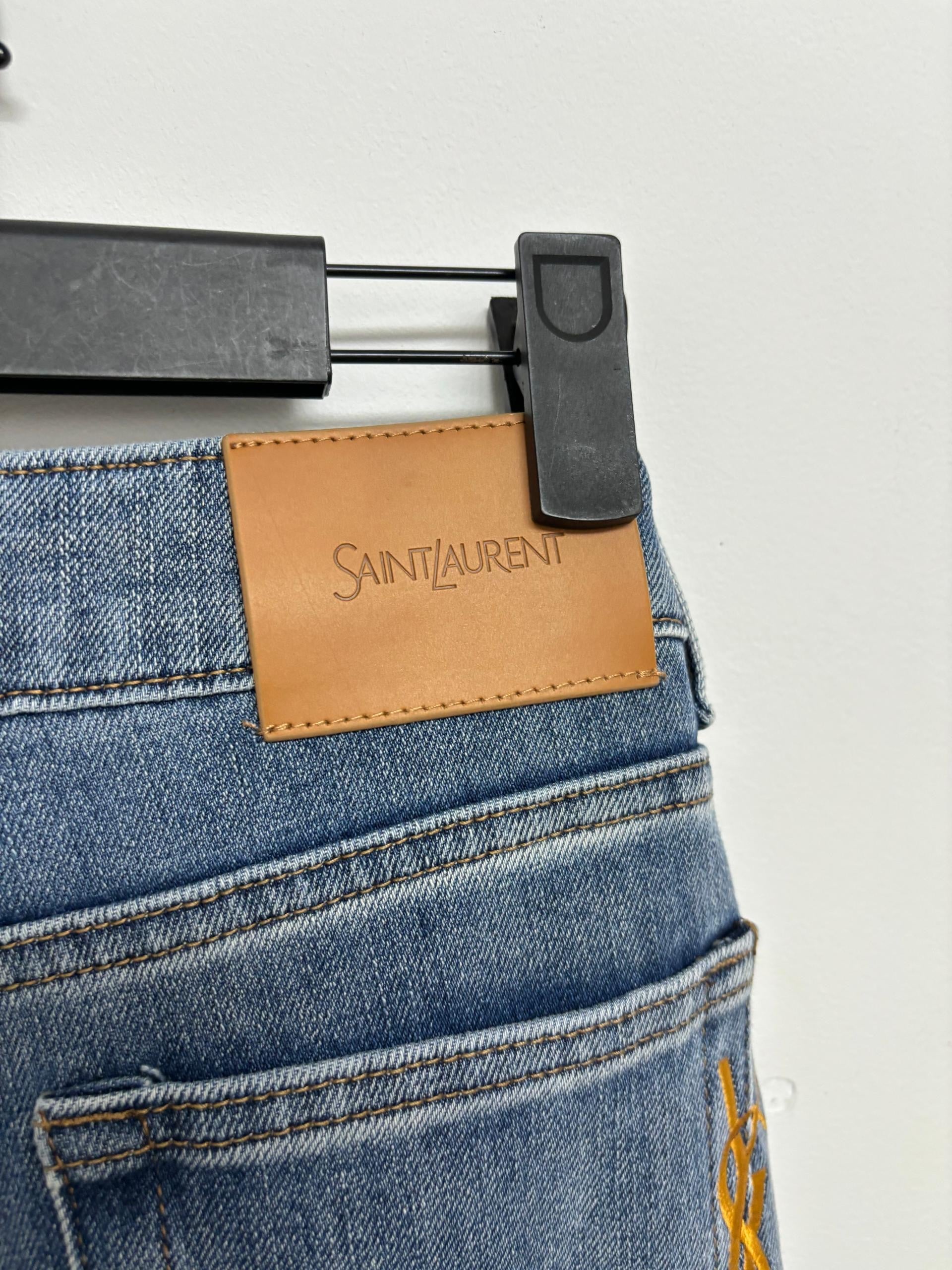 Saint Laurent S25 Blue Jeans