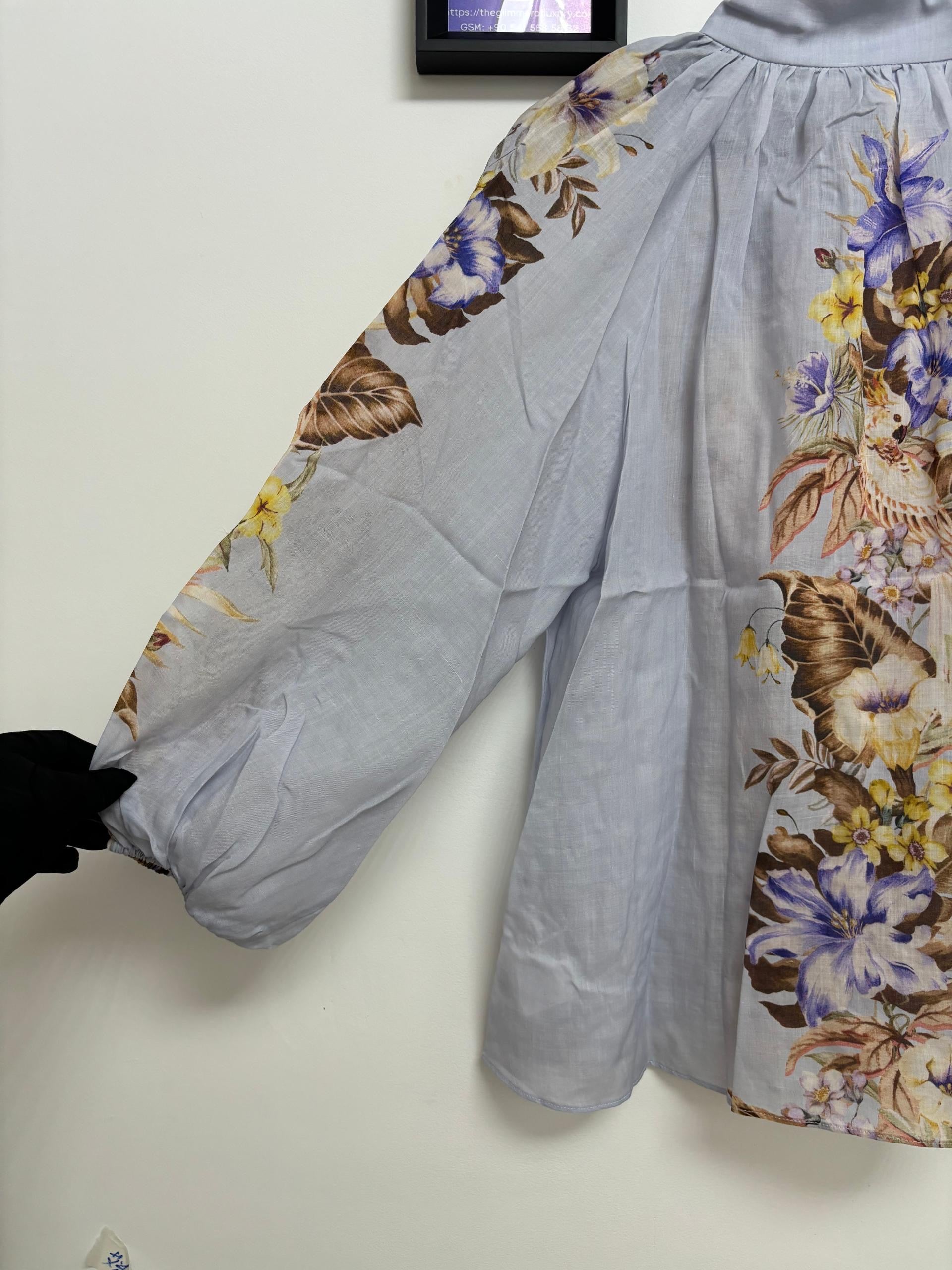 ZIMMERMAN Lantern Sleeve Shirt