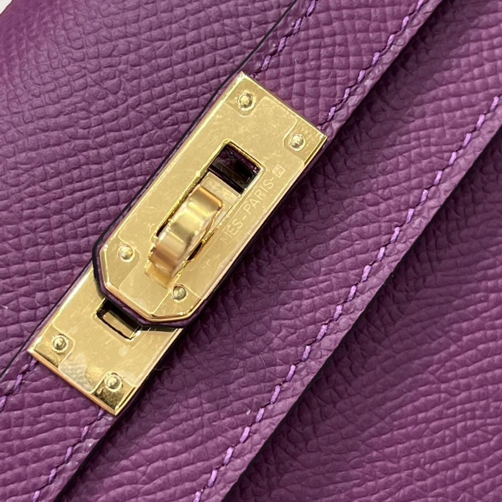 Hermès Kelly To Go Epsom 19cm Anemone 
