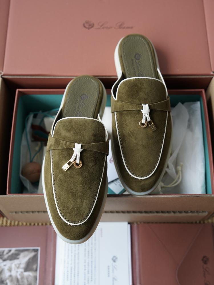 Loro Piana Charms Walk Babouche Loafer