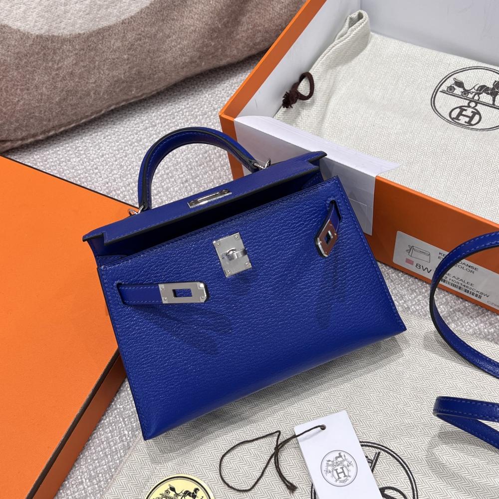 HERMES KELLY 20 MINI SELLIER ANEMONE EPSOM GOLD HARDWARE