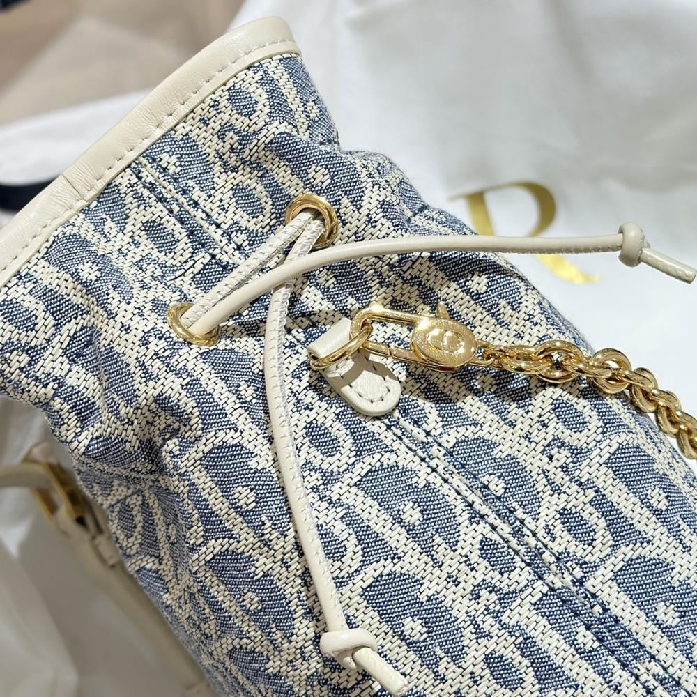 Dior 30 Montaigne Mini Lace-Up Bucket Bag