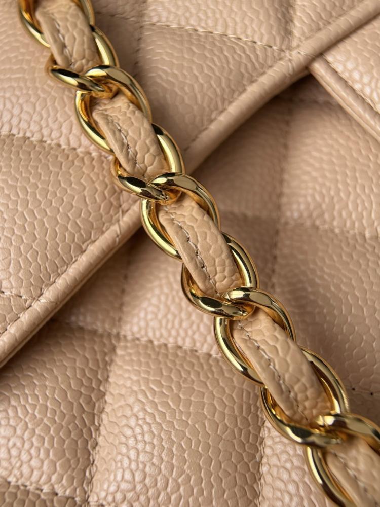 Chanel Caviar Quilted Jumbo Double Flap Bag