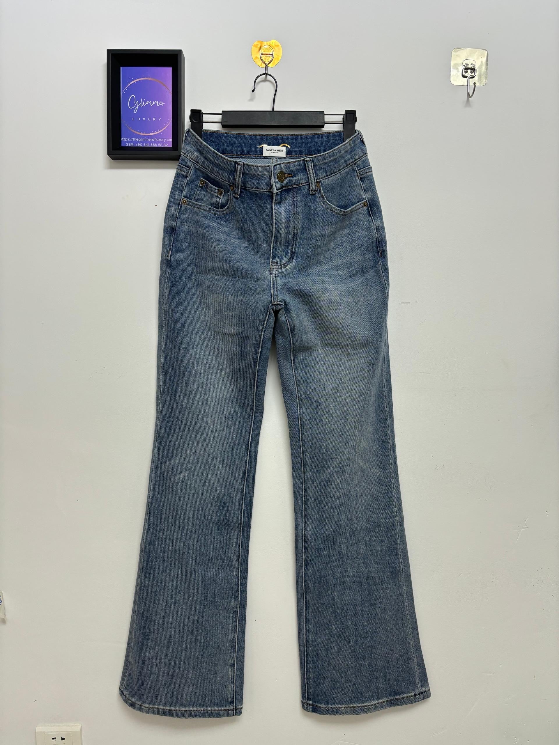 Saint Laurent S25 Blue Jeans