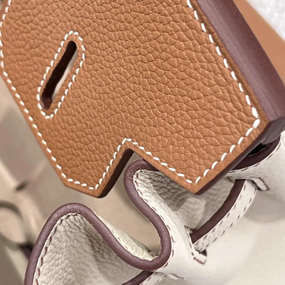 Hermès Birkin 30 Gold and Chalk Togo