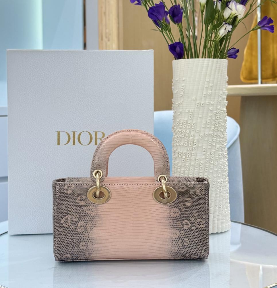 Dior Small Lady D-Joy Bag Cotton Pearl