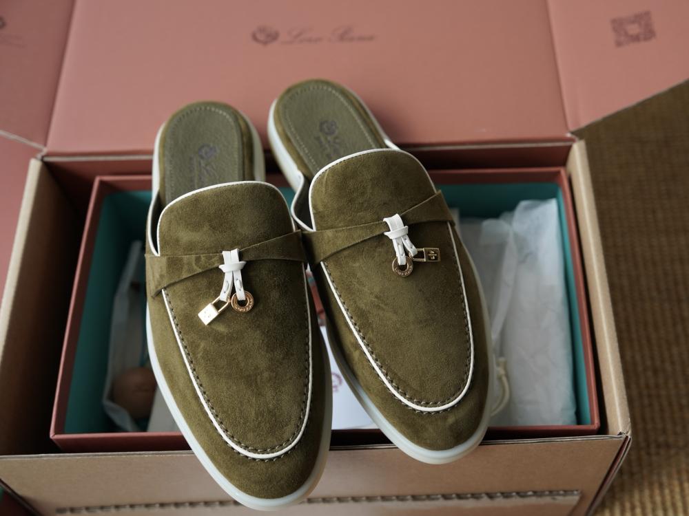Loro Piana Charms Walk Babouche Loafer