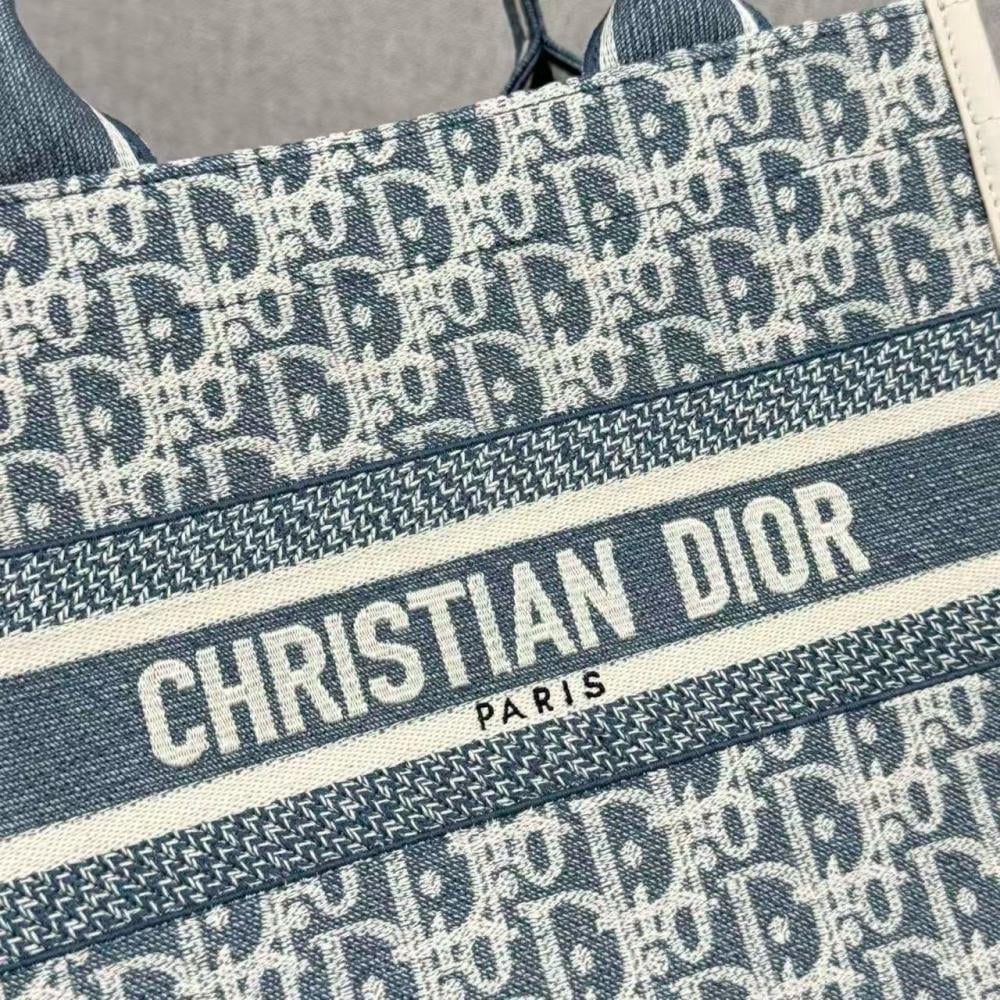 Christian Dior Mavi Book Tote Küçük