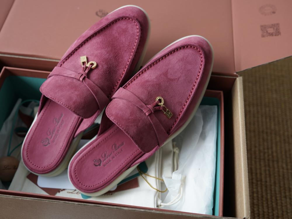 Loro Piana Charms Walk Babouche Loafer