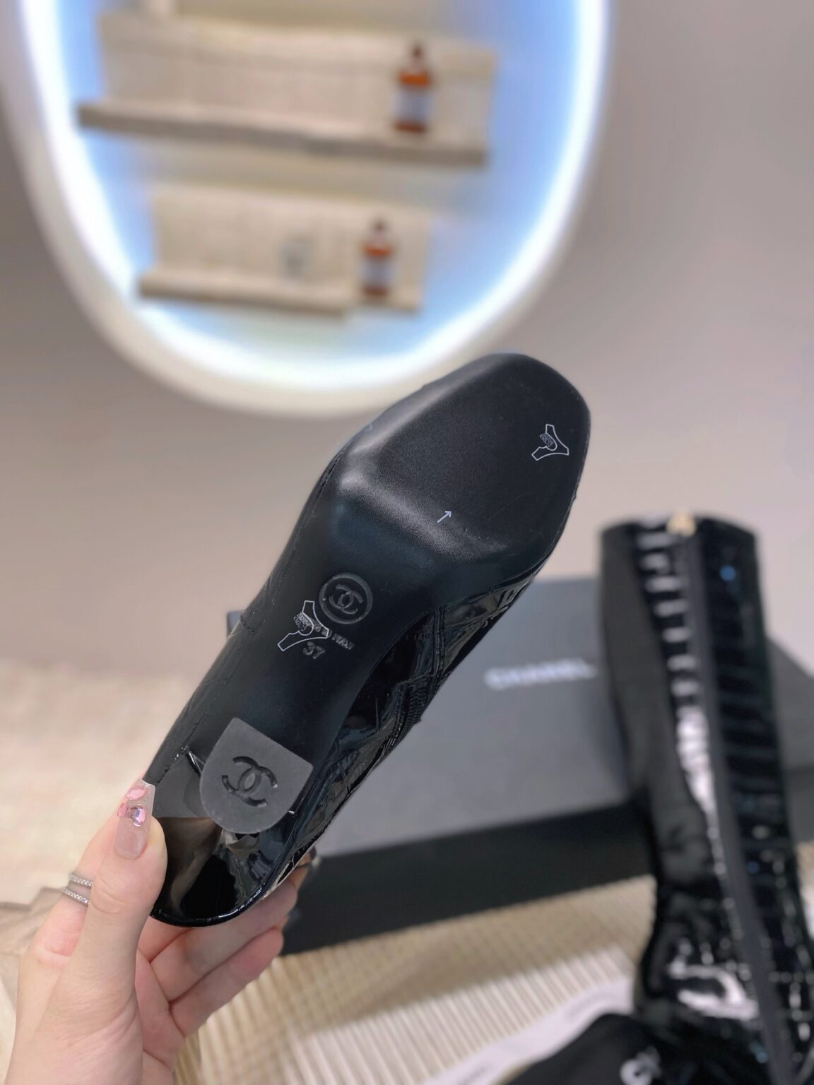 Chanel Timsah Deri Çizmeler - Glimmer of Luxury