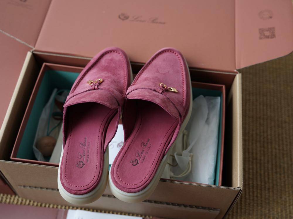 Loro Piana Charms Walk Babouche Loafer