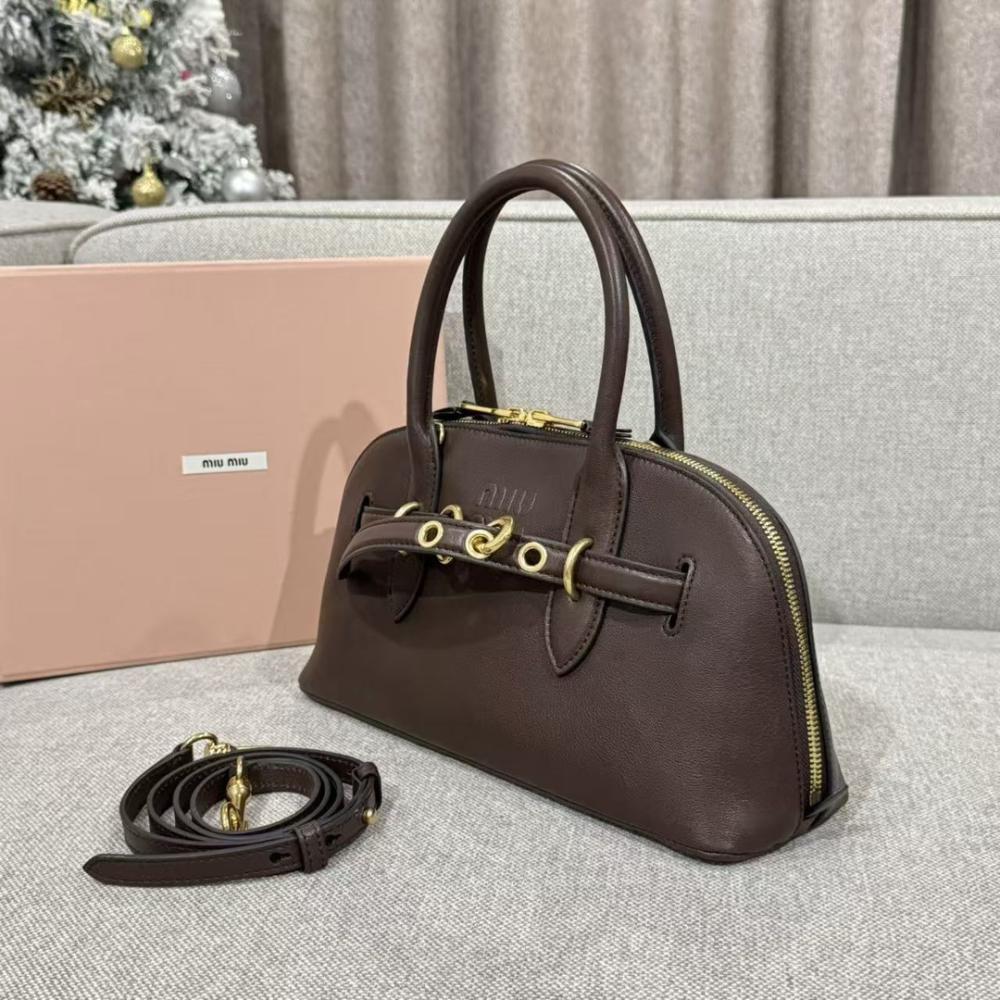 Miu Miu Aventure Top Handle Nappa Leather Bag 