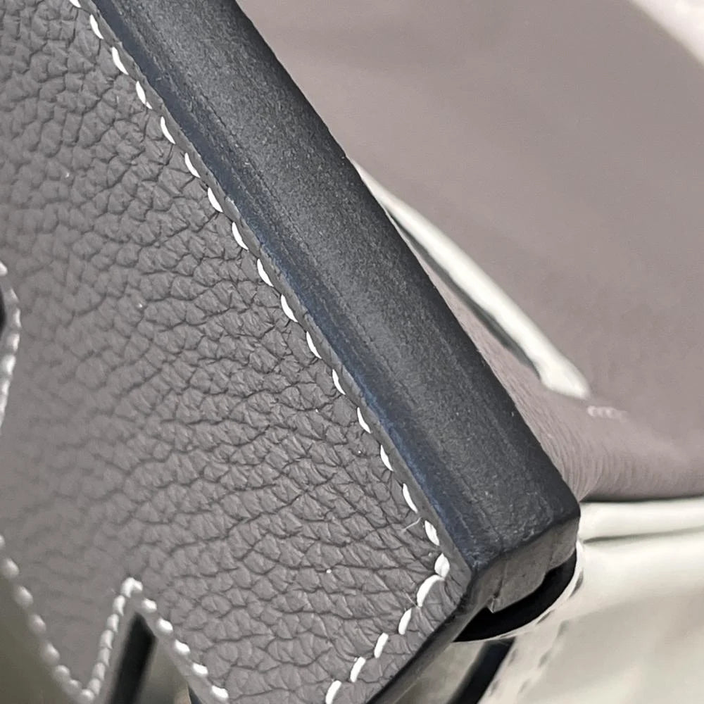 Hermès Birkin 25 HSS Etain ve Beton Togo