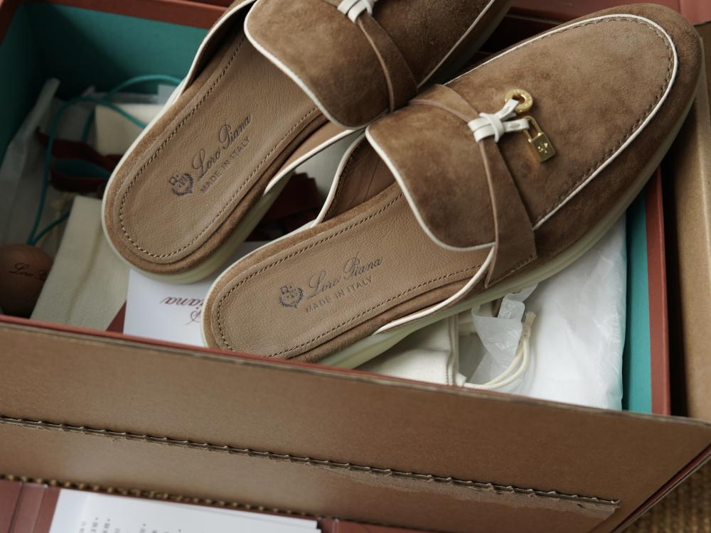 Loro Piana Charms Walk Babouche Loafer