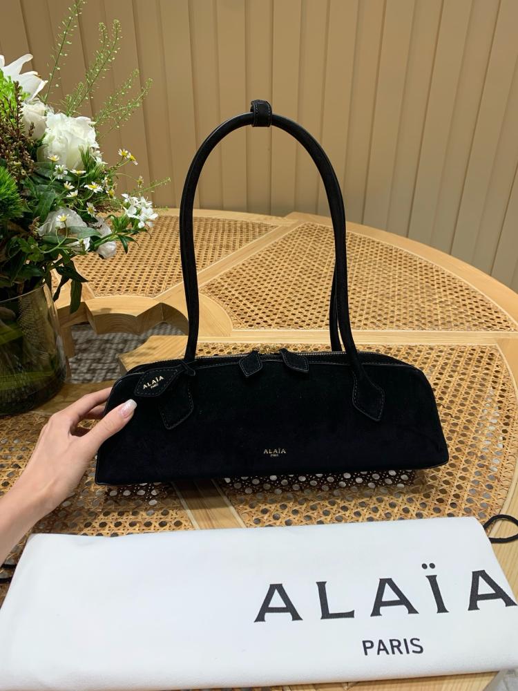 ALAÏA – Le Teckel Suede Shoulder Bags