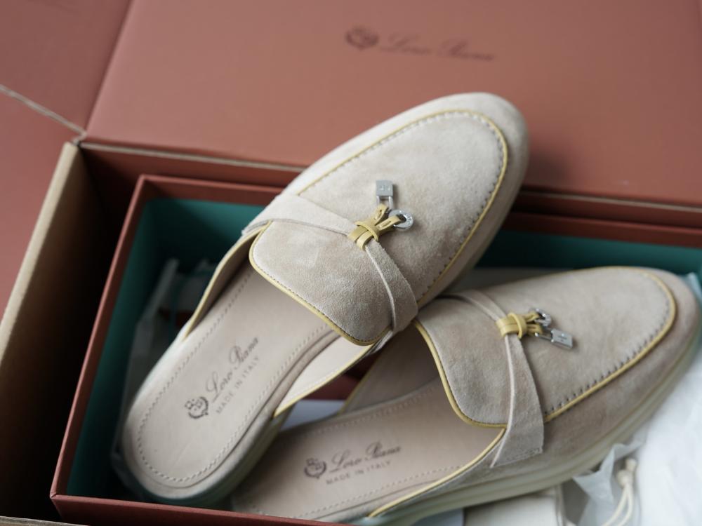 Loro Piana Charms Walk Babouche Loafer