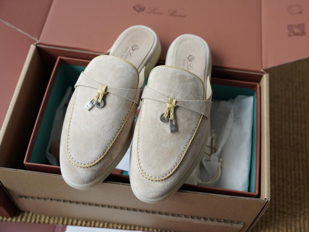 Loro Piana Charms Walk Babouche Loafer