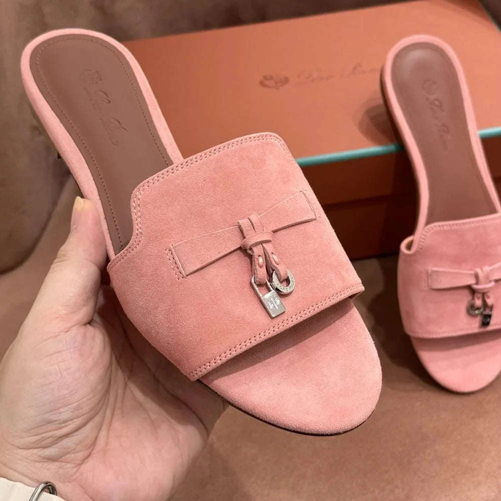 Loro Piana Summer Charms Ser Kadın Sandalet - Halit - Glimmer of Luxury