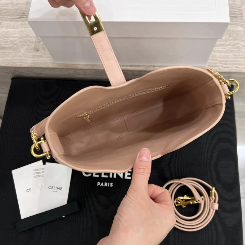 Küçük Camille 16 Yumuşak Çanta Pürüzsüz Dana Derisi - Glimmer of Luxury