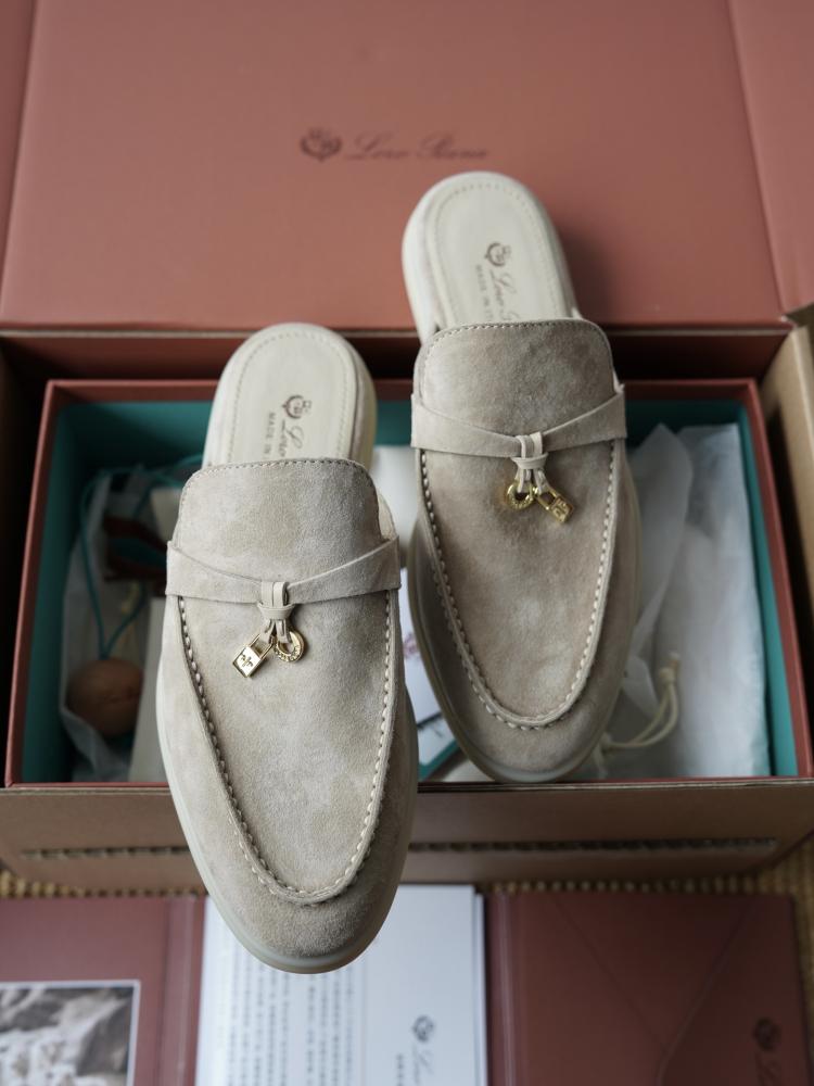 Loro Piana Charms Walk Babouche Loafer