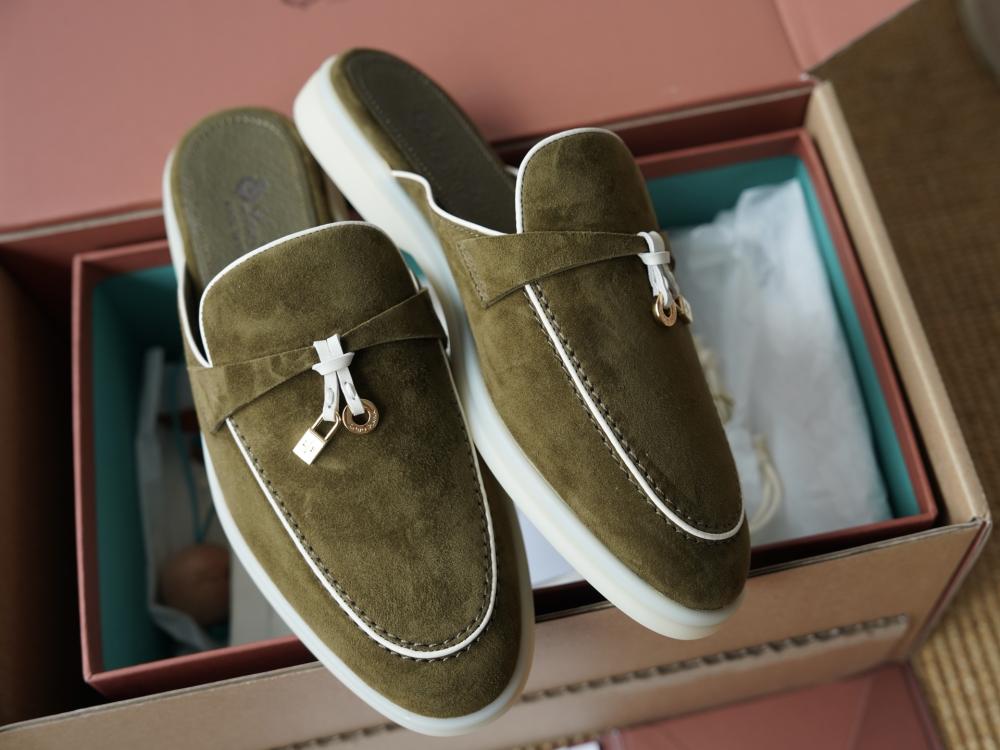 Loro Piana Charms Walk Babouche Loafer