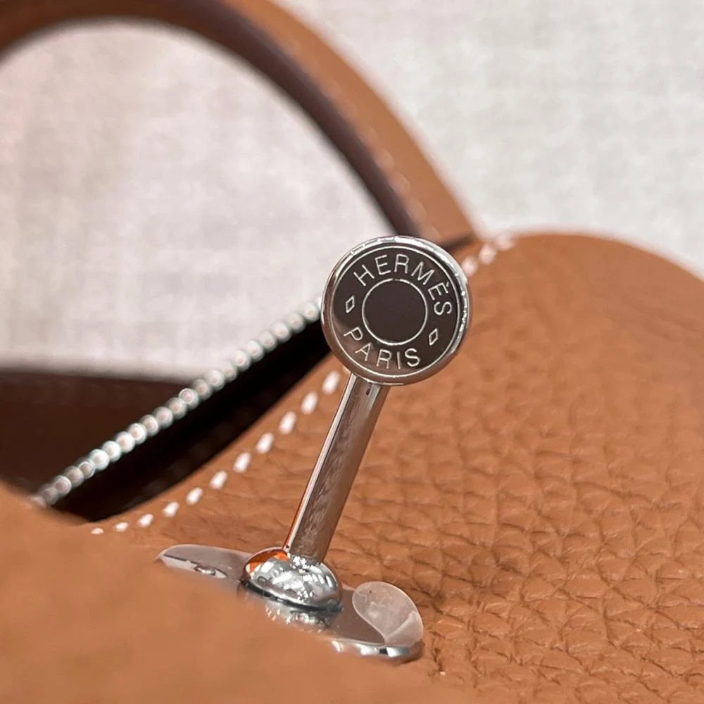 Hermēs Mini Lindy 20 Gold Clemence