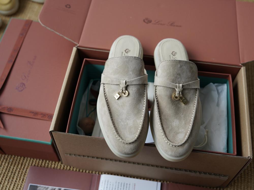 Loro Piana Charms Walk Babouche Loafer